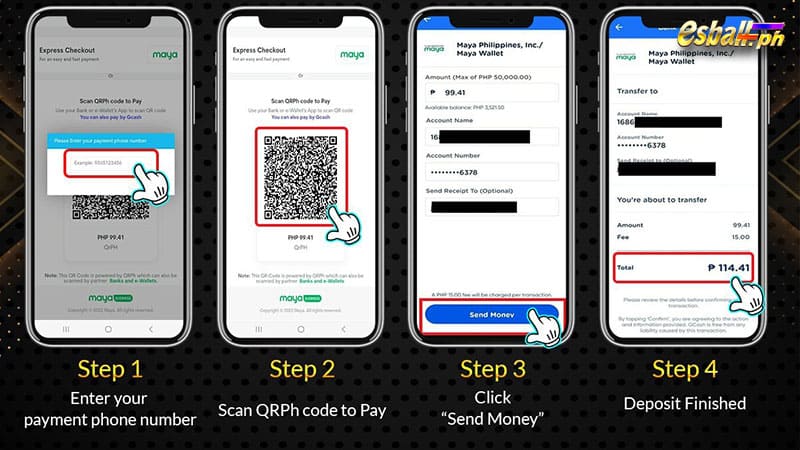 How to Pay Through GCash to PayMaya at our Philippine Online Casino