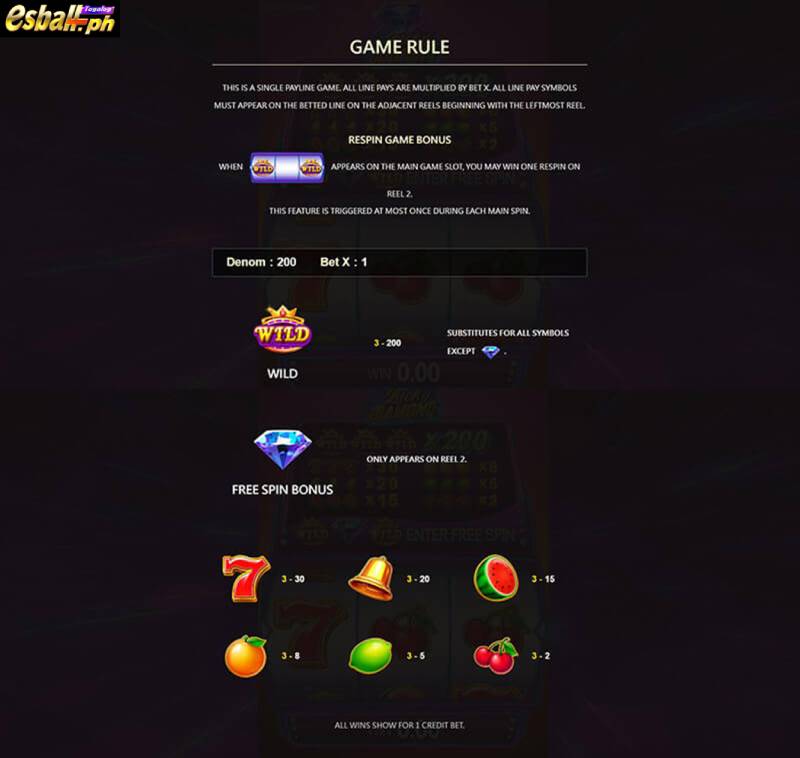 JDB Lucky Diamond Slot Game main features