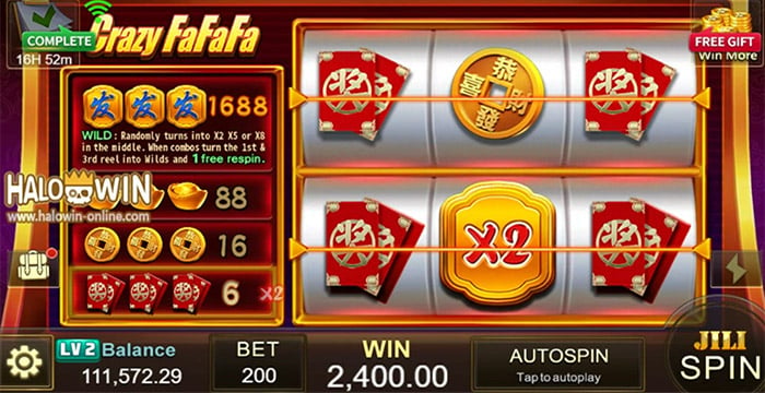 Crazy FaFaFa, JILI Crazy FaFaFa Slot, FaFaFa Online Game