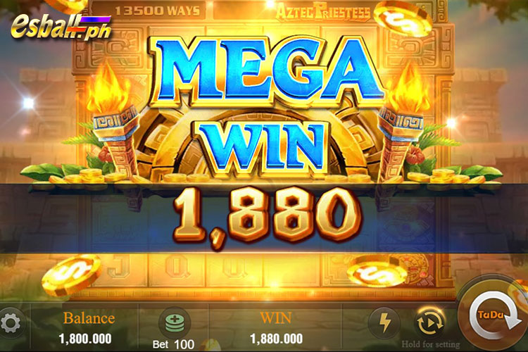 Aztec Priestess JILI Slot Maaari Kang Manalo Anumang Oras Mong Maglaro-MEGA WIN 1,880