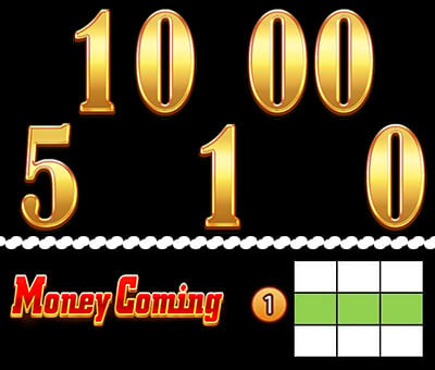 Money Coming Slot Wheel Symbol Reels Paylines