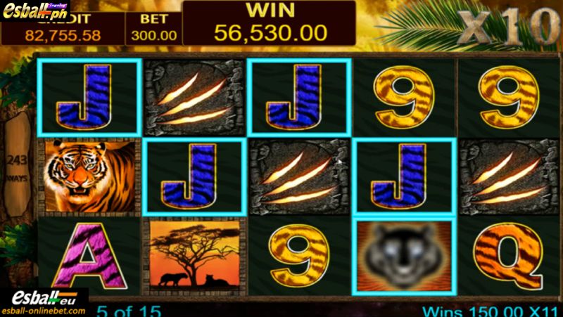 PS 5 Tigers Slot Game, Animal Gone Wild – Higher Chance Win Big