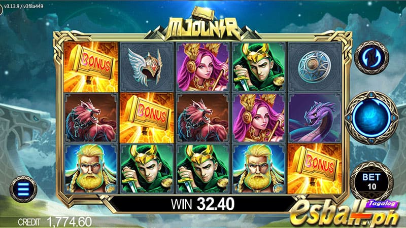 Best Nordic Gods Themed Slot Machine: 5. JDB Mjolnir Slot Machine Game